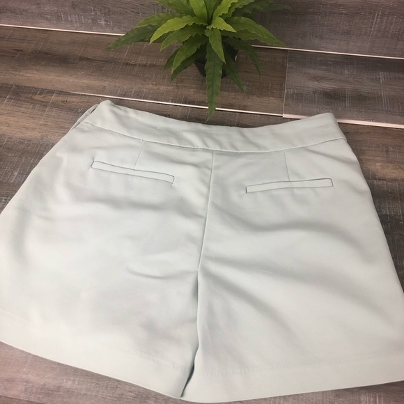Maurice’s Mint Green Shorts Side Zipper Pockets Size 9 - Picture 2 of 6